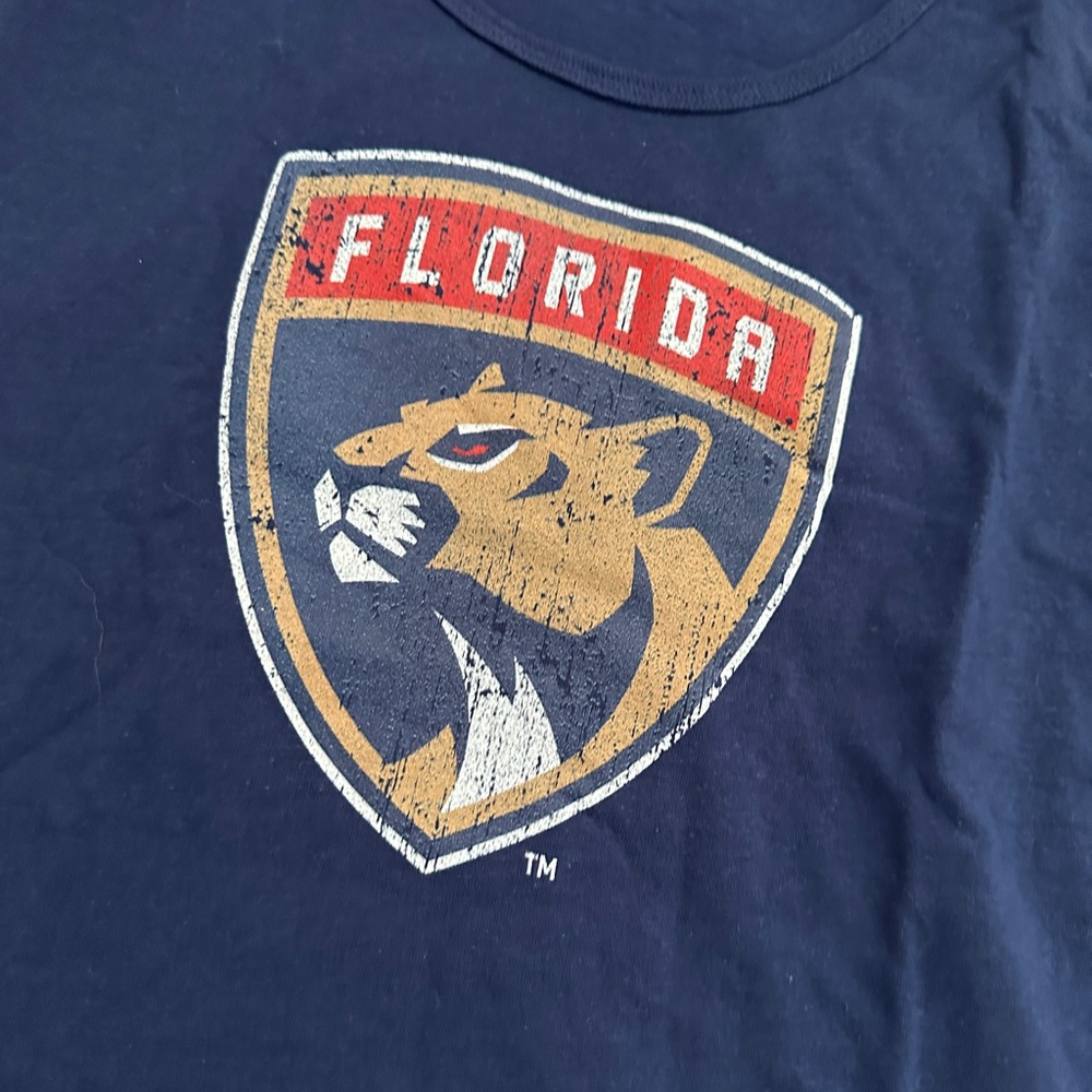 Florida Panthers Navy Tank Top - Picture 2 of 5